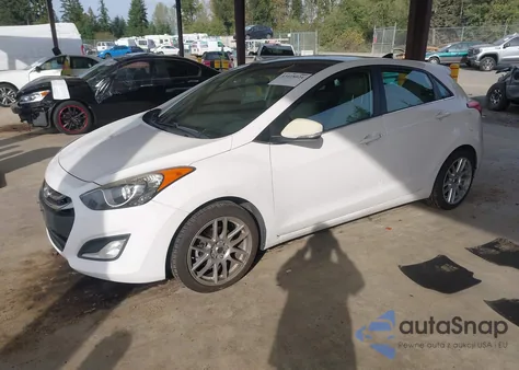 2013 Hyundai Elantra Gt из США, поврежденный, VIN KMHD35LE1DU126522